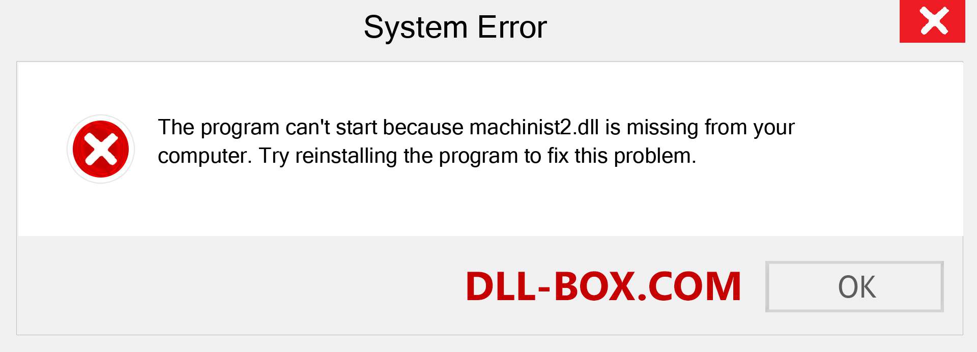  machinist2.dll file is missing?. Download for Windows 7, 8, 10 - Fix  machinist2 dll Missing Error on Windows, photos, images
